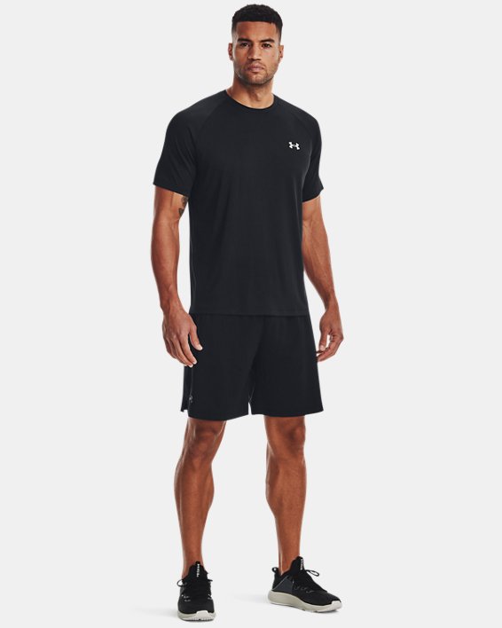 Men's UA Tech™ Reflective Short Sleeve, Black, pdpMainDesktop image number 2